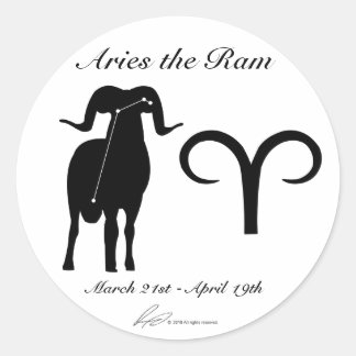 Adesivo Constelação de Aries/Autocolantes de Zodiac