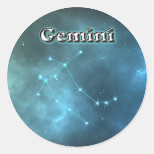 Adesivo constelação de Gemini