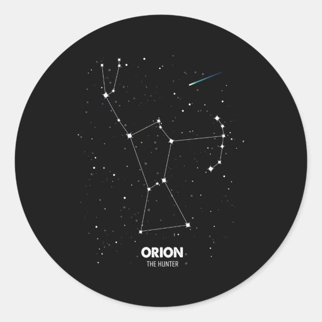 Adesivo Constelação De Orion, O Hunter Orion Star (Frente)
