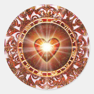 Adesivo Constelação do coração