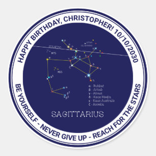 Adesivo Constelação Zodiac Sagittarius