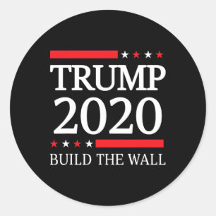 Adesivo Construa A Parede Vote Campanha Trump