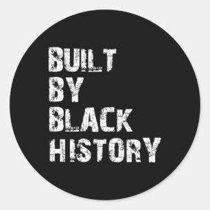 Adesivo Construído por História Negra História Negra