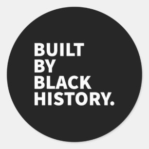 Adesivo Construído por História Negra - História Negra Mês