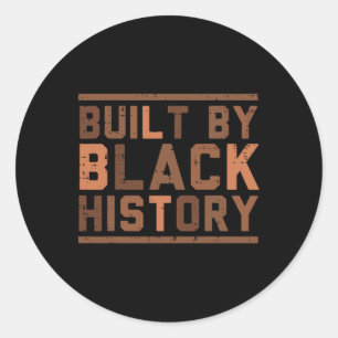Adesivo Construídos Por História Negra Por Homens Do Mês D