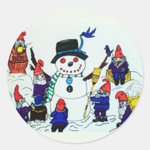 ADESIVO CONSTRUINDO SNOWMAN VINCULATIVO