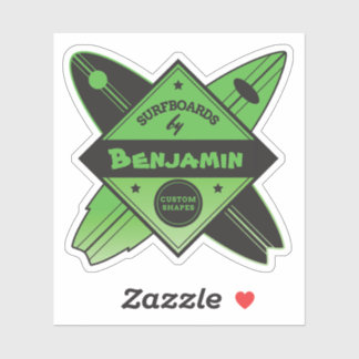 Adesivo Construtor de Surfboard Personalizado Retroativo