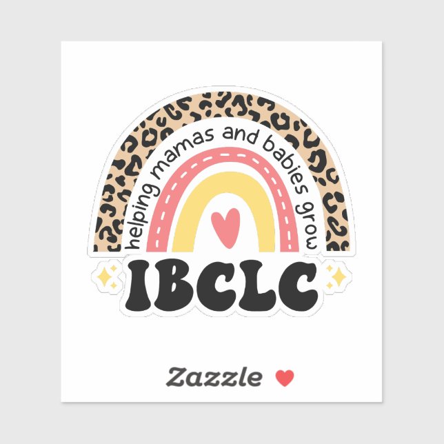 Adesivo Consultora de Aleitamento, IBCLC (Folha)
