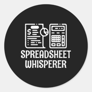 Adesivo Conta Contabilística Cpa do Spreadsheet Whisperer