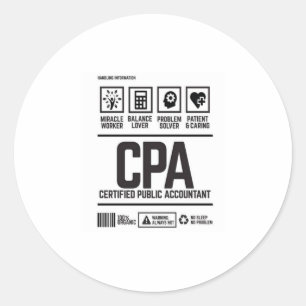Adesivo contabilista público certificado-CPA