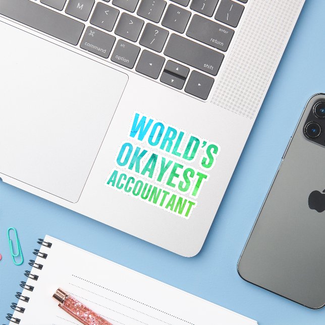 Adesivo Contador Novidade Ok do Mundo (Notebook com iPhone)