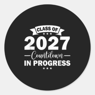Adesivo Contagem Regressiva da Turma de 2027 em Andamento
