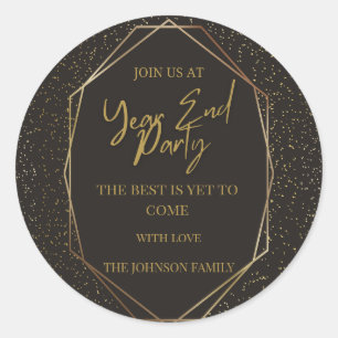 Adesivo Contagem regressiva para 2025: Celebrar o Ano Novo