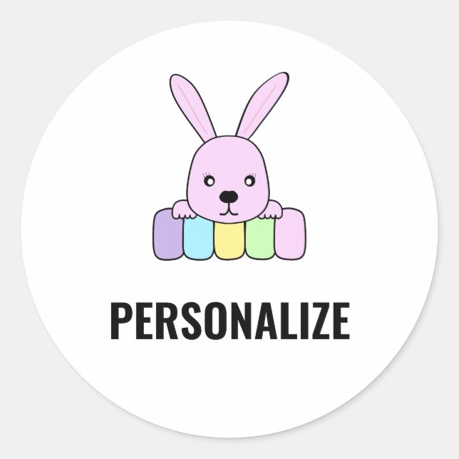 Adesivo Contemporâneo, elegante, simplificado e editável (Frente)