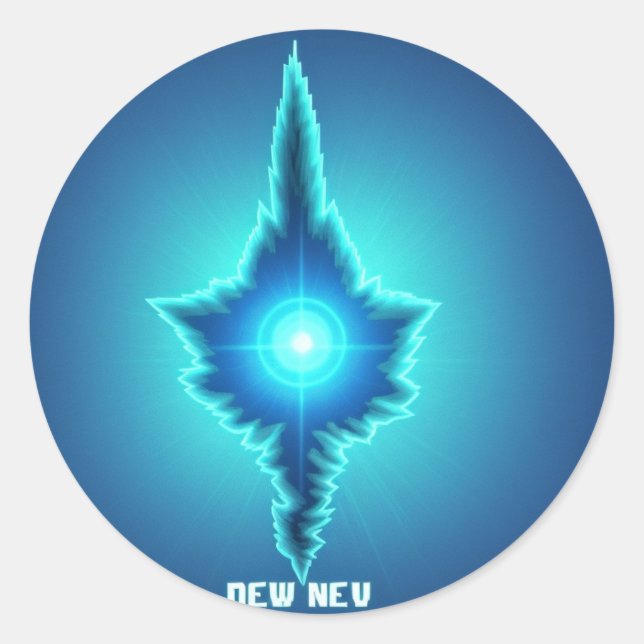 Adesivo Content Crown: Iluminando Seu Futuro Brilhante!" (Frente)