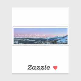 Adesivo Continental Divide Custom-Cut Vinyl Sticker