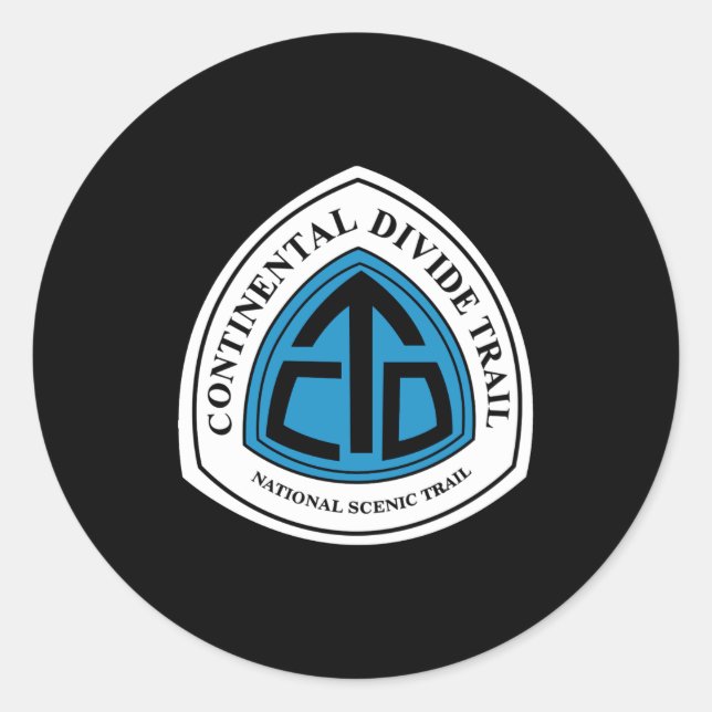 Adesivo Continental Divide Trail Sign Usa  (Frente)