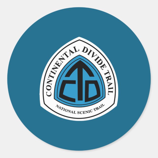 Adesivo Continental Divide Trail Sign Usa _1  (Frente)