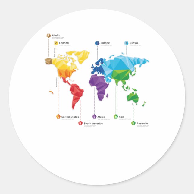 Adesivo Continentes (Frente)