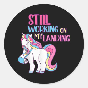 Adesivo Continuando Trabalhando Em Minha Aterrissagem Feri