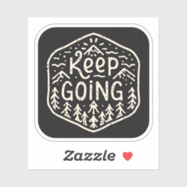 Adesivo Continue indo