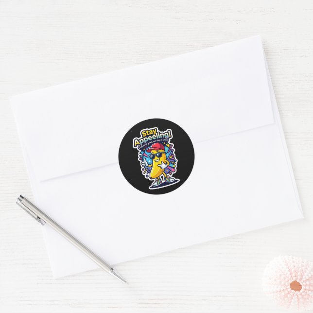 Adesivo Continue Sendo Fofinho! – Banana Confiante e Fofa (Envelope)