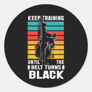 Adesivo Continue Treinando Até Que o Sino Fique Preto