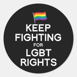 ADESIVO CONTINUEM LUTANDO PELOS DIREITOS LGBT
