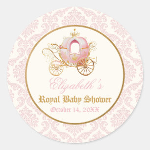 Adesivo Conto de Fadas Princesa Carruagem Rosa