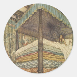 Adesivo Conto de Fadas Vintage, Princesa e Ervilha, Edmund