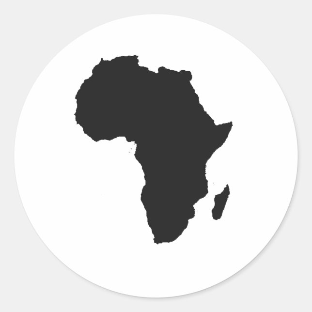 Adesivo Contorno da África (Frente)