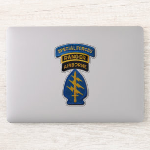 Adesivo Contorno das boinas verdes de forças especiais de