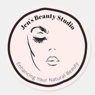 Adesivo Contorno de Rosto Elegante Spa de Bem-Estar Cosmét