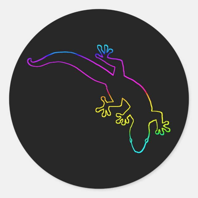 Adesivo Contorno de várias cores do GECKO (Frente)