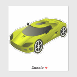 Adesivo Contorno do Carro Race Amarelo