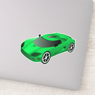 Adesivo Contorno do Carro Race Verde
