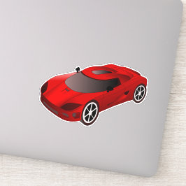 Adesivo Contorno do Carro Race Vermelho