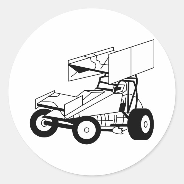 Adesivo Contorno do carro Sprint (Frente)