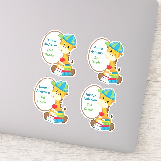 Adesivo Contorno do Livro das Crianças da Girafa Bonita (Detalhe)