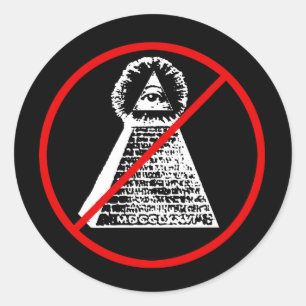Adesivo Contra os Illuminati