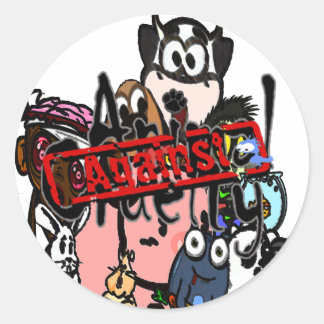 Adesivo Contra os Vinhetas Crueleiros