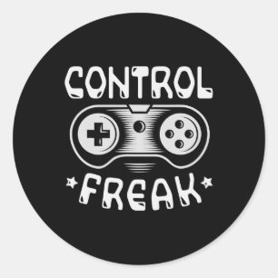 Adesivo Control Freak - Gamer de Videos games de jogos eng
