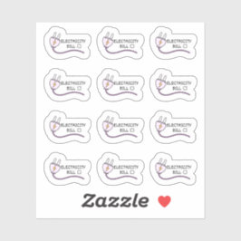 Adesivo Controlador de Lista de Utilitários de Eletricidad