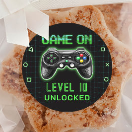 Adesivo Controlador de Nível Superior de Jogo de Vídeo Ani