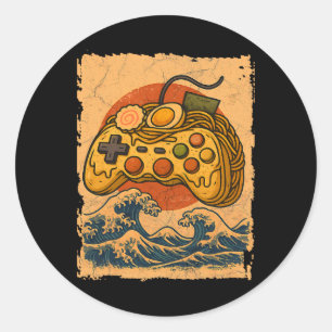 Adesivo Controlador de Video Game Ramen