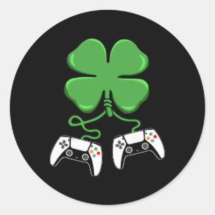 Adesivo Controlador de Video Game Rapazes Jogadores Irland