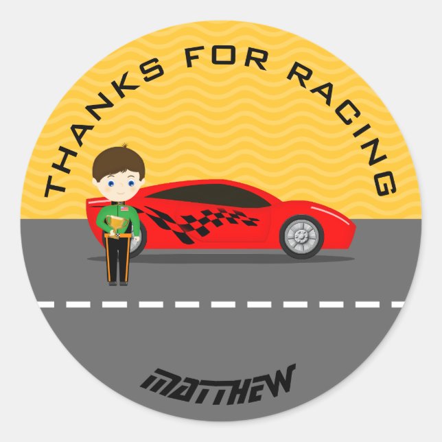 Adesivo Controlador Race Car (Frente)