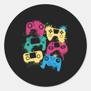 Adesivo Controladores De Jogo De Vídeo Tee Graphic Para Co