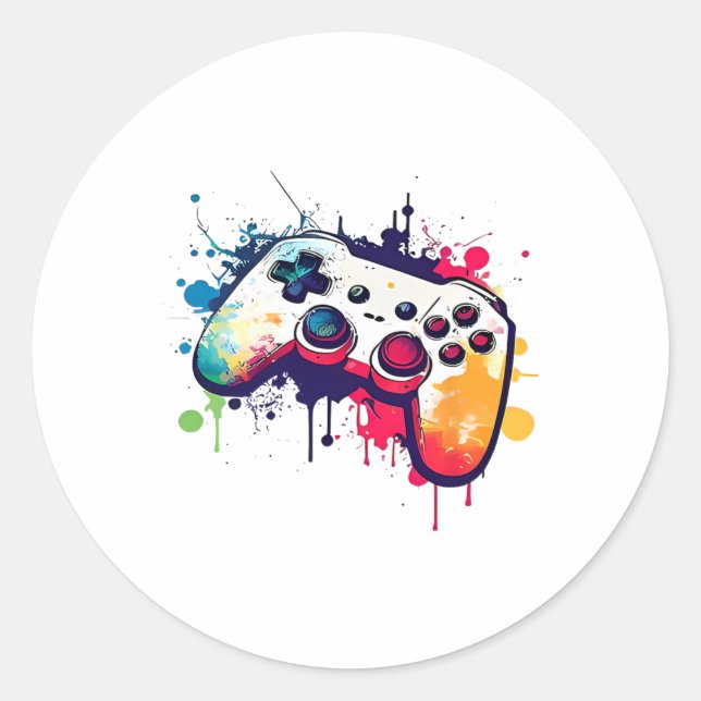 Adesivo Controlar Todas As Coisas Do Gamer De Controlador  (Frente)