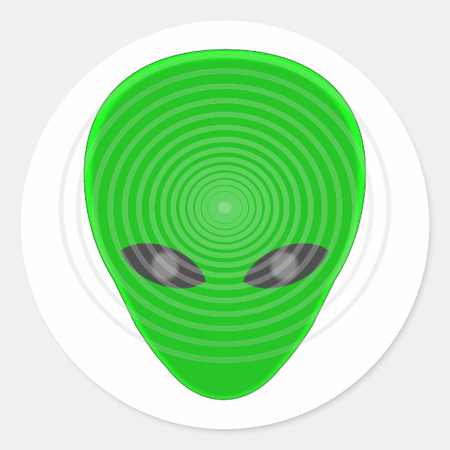 Adesivo Controle da cabeça da alienígena (Frente)